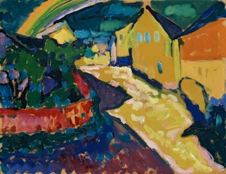 Murnau - Landscape with Rainbow
