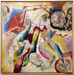 Painting with red spot, 1914