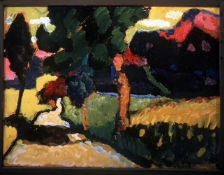 Summer Landscape by Vassily Kandinsky