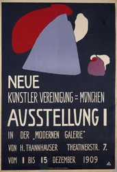 Poster for the 1st Exhibition of the Neue Künstlervereinigung München