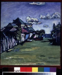 Near Moscow. Painting by Vassily Kandinsky