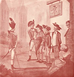 Recruits, 18th century 1909