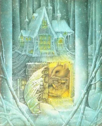 Thumbelina and Mouse in Snow