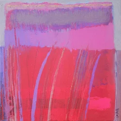 Vibrant Pink Abstract Layers