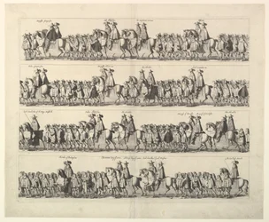 Coronation Procession of Charles II Through London