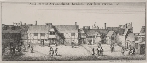 Courtyard of Arundel House, from the South