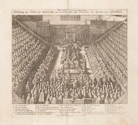 Depiction of the Parliament of London