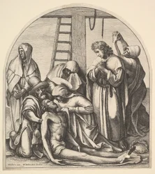 Descent from the Cross (after Holbein)