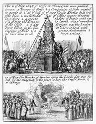 Destruction of Cheapside Cross; the 