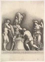 Four Classical Figures Pagan Sacrifice
