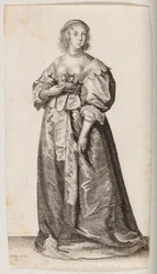 Woman with Pearl Necklace and Bracelet