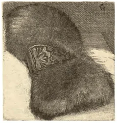Muff with a Brocade Band