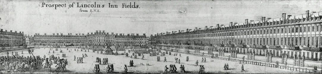 Prospect of Lincolns Inn Fields, c.1650