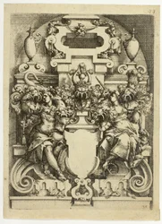Fantastic Architecture, plate 36 (later 44, and 125) from Architectura