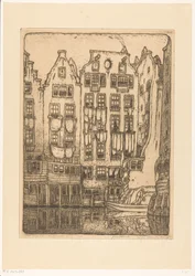 Canal Houses on Sint-Olofssteeg in Amsterdam