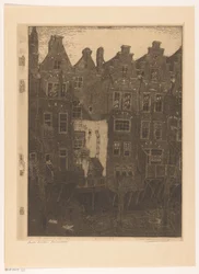 Houses on the Voorstraatshaven in Dordrecht