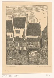 Houses at the harbor of Enkhuizen