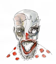 Creepy Clown Grin