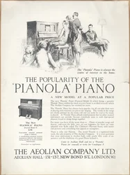 Aeolian Company Pianolas, 1920s