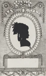 Silhouette of Gräfin Lodroni, 1784-1834
