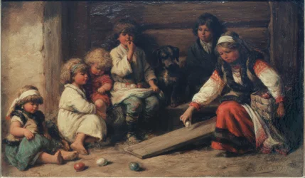 Easter Egg Game in Russia