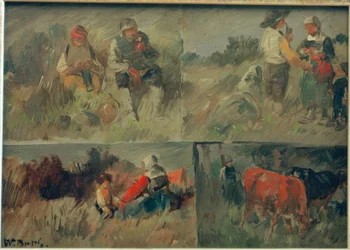Collectible Picture: Four Rural Scenes