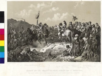 Episode from the Battle at Mounts Harsany on 12th August 1687