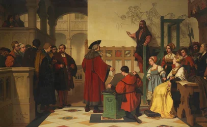 Albrecht Dürer Visited by Emperor Maximilian