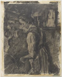 Young Woman in the Kitchen