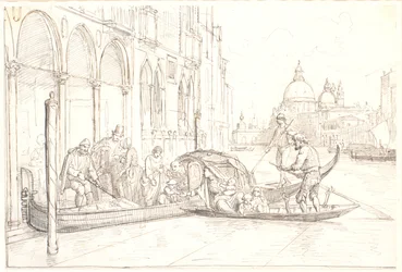 Landing at the Grand Canal in Venice