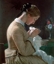 Portrait of Thora Maria Borch, c1830-1873