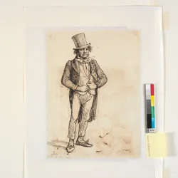 Study of the shoemaker in his Sunday best in another guise