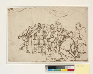 Draft for the Painting in Christian IV