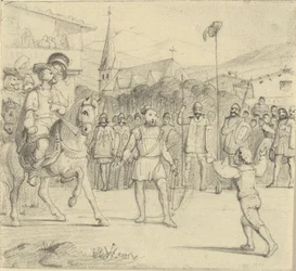 William Tell Has Shot the Apple Off His Son