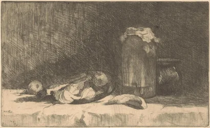 Still Life with Fruit and Preserving Jar