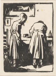 Two Women in a Studio