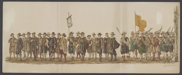 Delft Procession of 1862, Seventh and Eighth Group