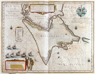 Argentina, Chile, Strait of Magellan, Land of Fire, in 