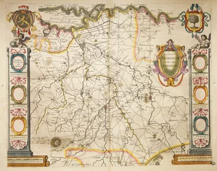 Brabant from Theatrum Orbis Terrarum by Willem Bleau, Amsterdam