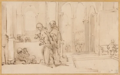 Peter and John at the Temple Gate