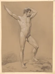 Standing Male Nude, Seen from the Front (2nd Prize 1811)