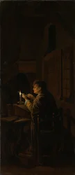Triptych: Allegory of Art Training