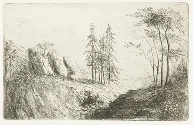 Mountain Landscape with Trees