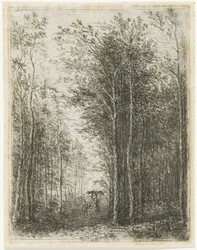 Forest Landscape with Wood Gatherers