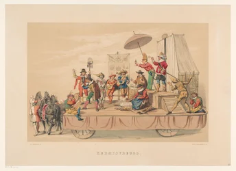 Sixth Group of Utrecht Masquerade in 1856
