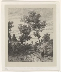 Peasant Woman on a Country Road
