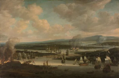 Burning of the English Fleet near Chatham