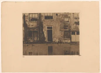 View of the Rear of the Zeedijk in Amsterdam