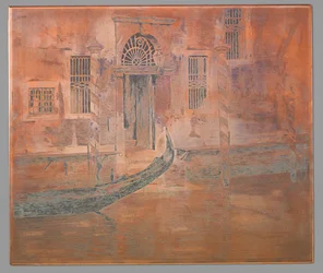 Gondola Arriving in the Grand Canal, Venice