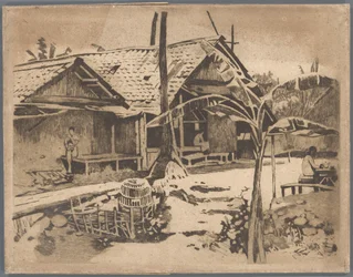 Banana Tree in the Village, Buitenzorg